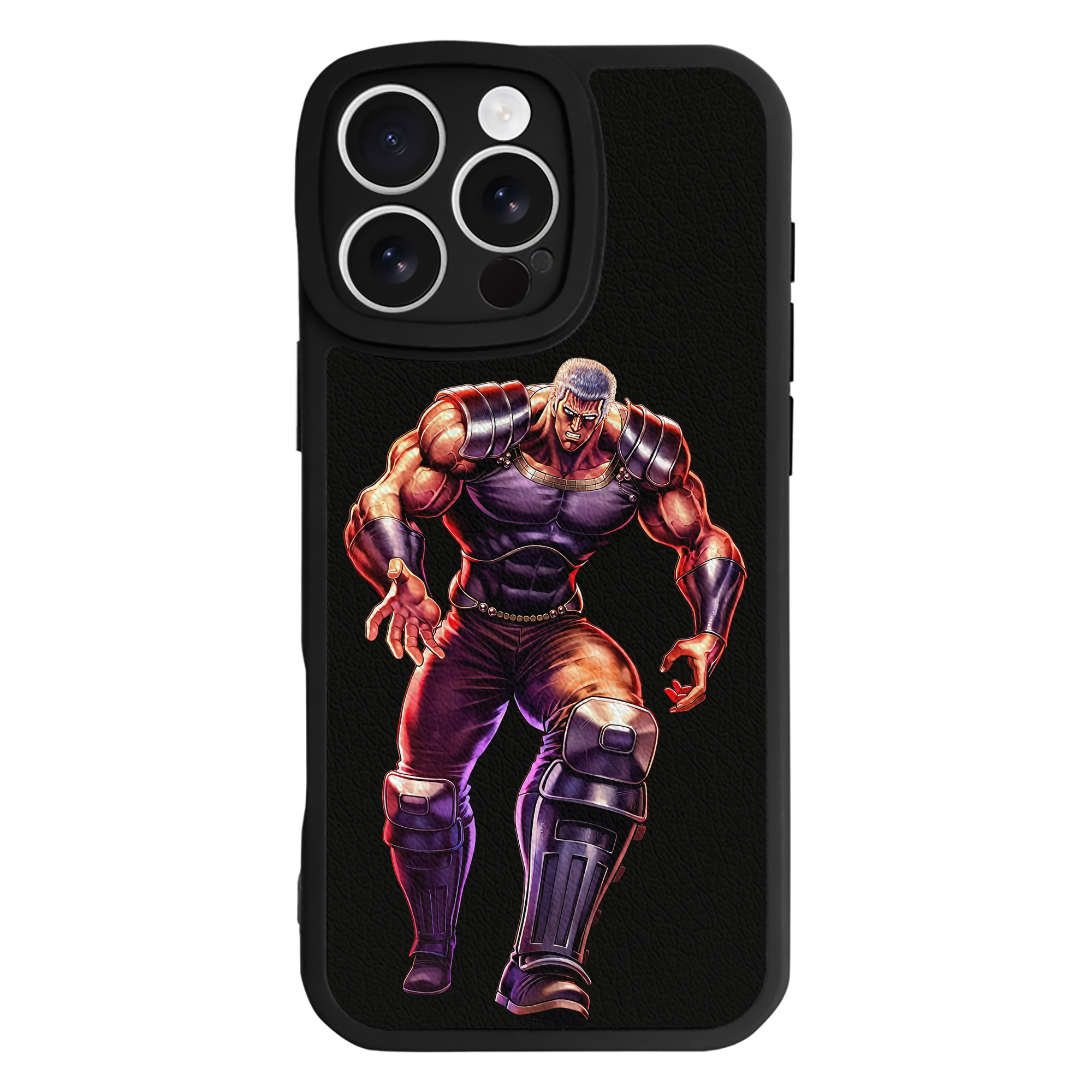 （画像用） 北斗の拳 Fist of the North Star 【iPhone 16シリーズ対応】シリコンスマホケース（レザー調） 材質：シリコン